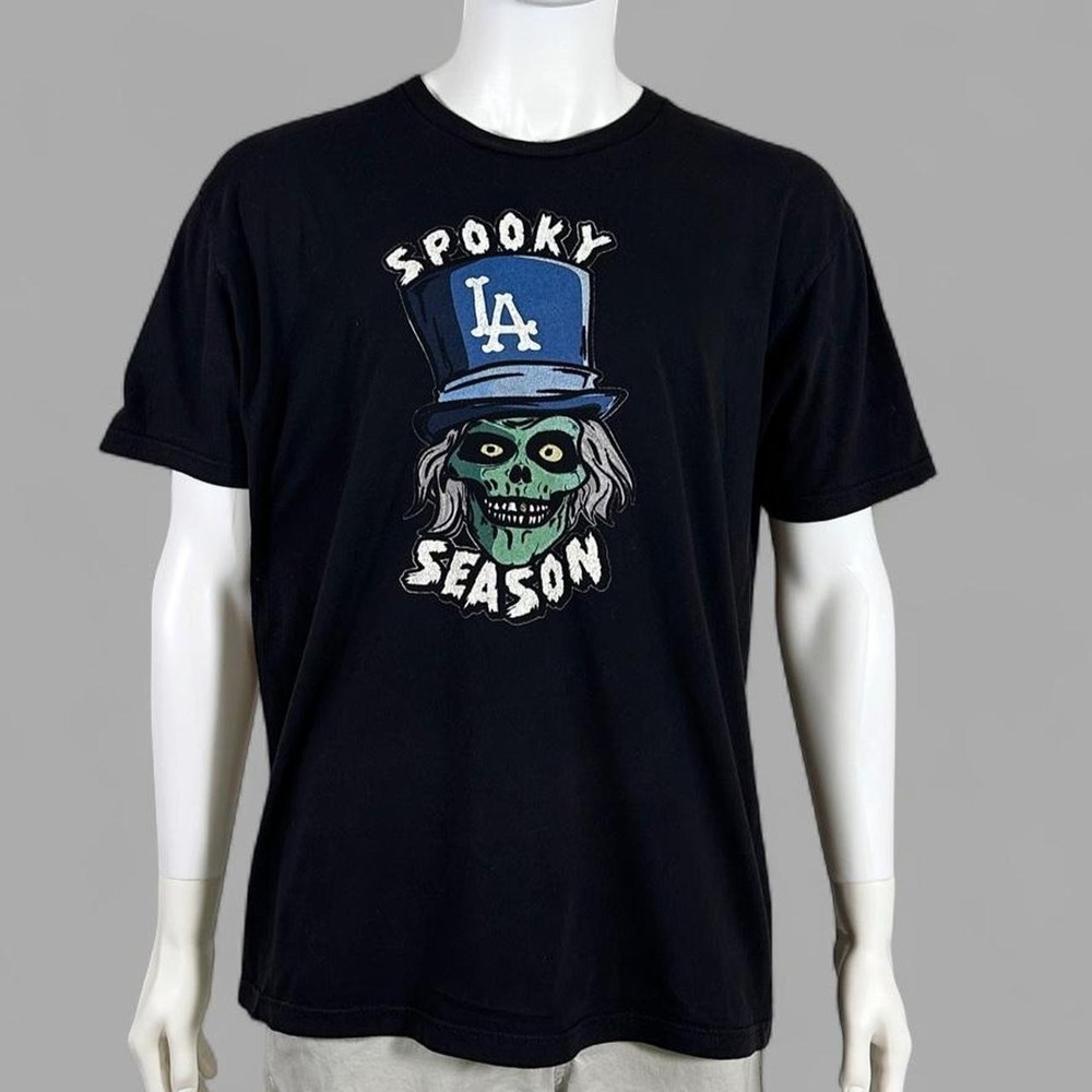 Next Level Spooky‎ Season LA Skeleton Graphic Tee XL Halloween Streetwear